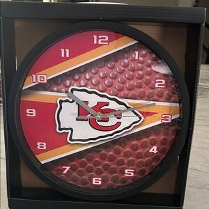 Kansas City Chiefs Wall Clock